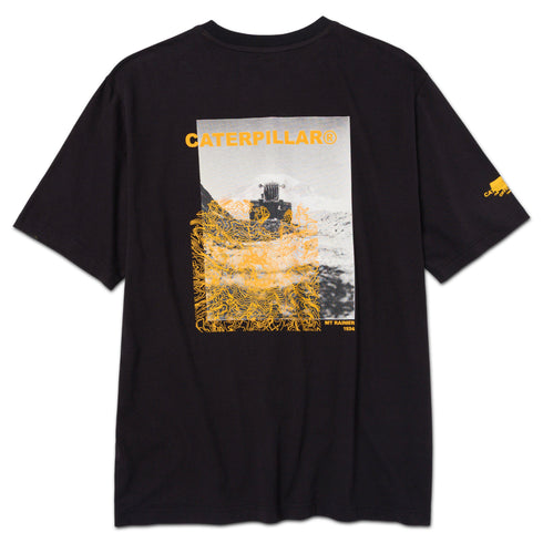 Yellow Topo Graphic Tee