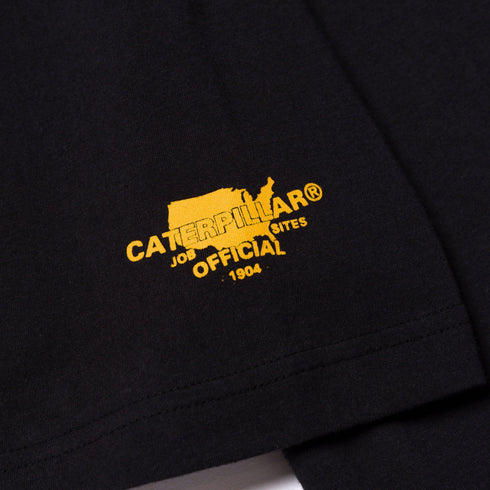 Yellow Topo Graphic Tee