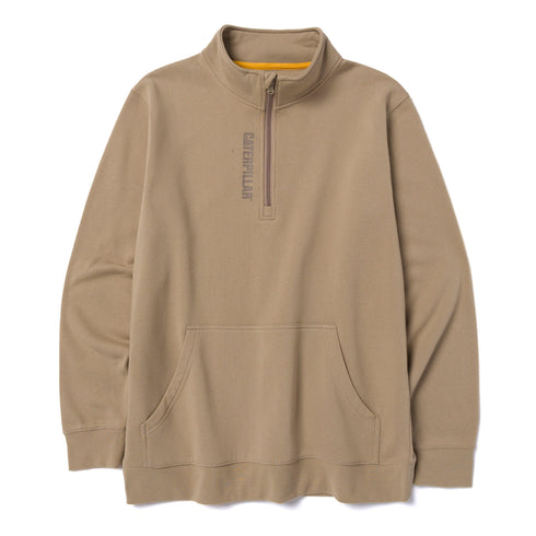 Sudadera de peso medio con cremallera de un cuarto