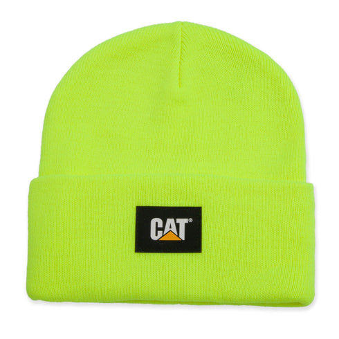 Gorro con puños de etiqueta