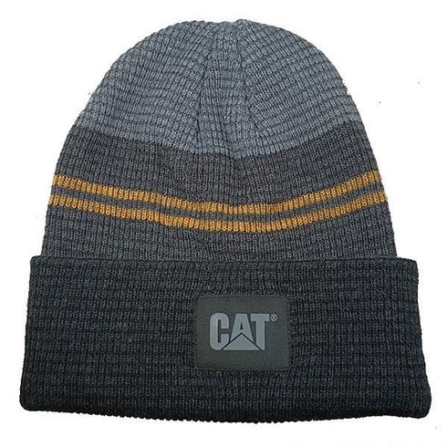 Gorro de punto en contraste