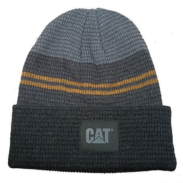 Gorro de punto en contraste