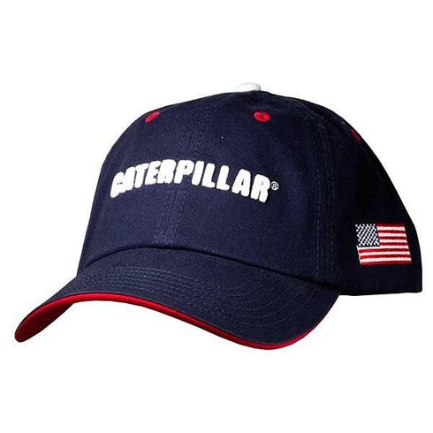 Gorra de estadista con bandera lateral