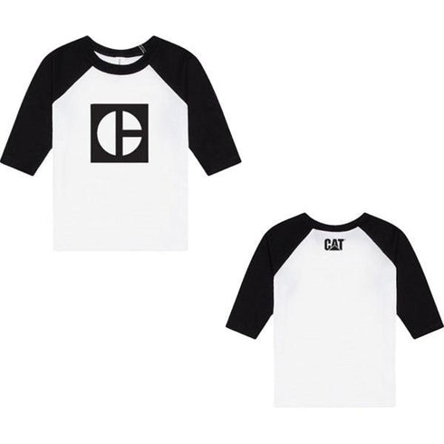Camiseta de béisbol para niños pequeños Block C