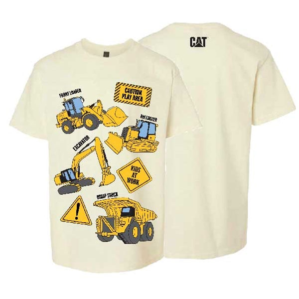 Youth Caution Play Area Tee