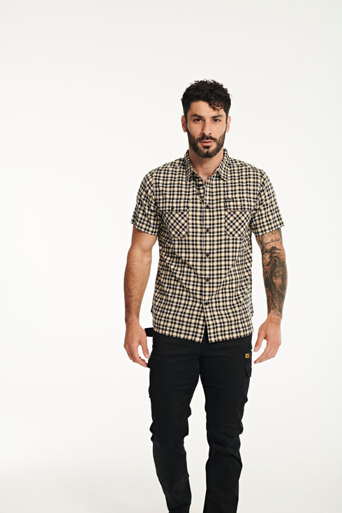 Plaid S/S Work Shirt