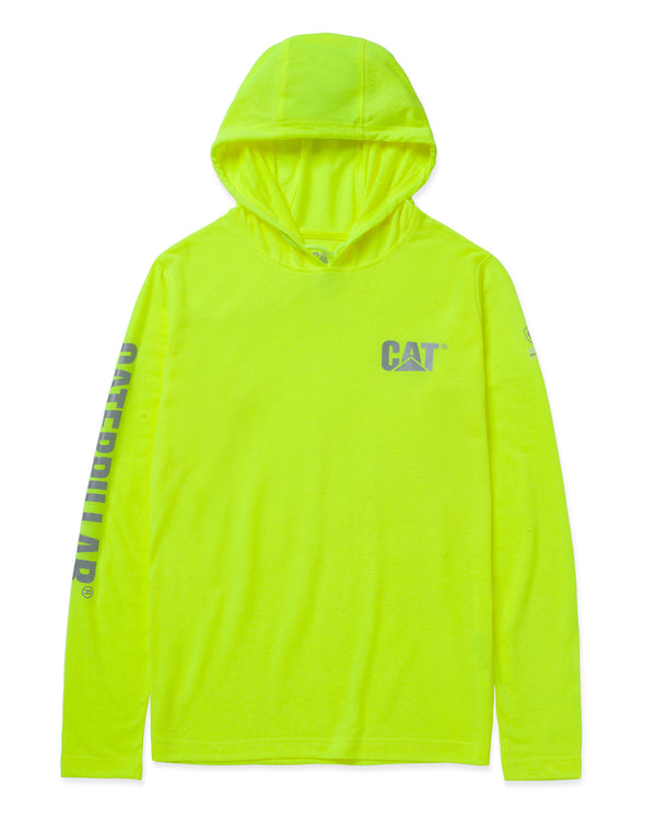 Women's Hi-Vis UPF Hooded Banner L/S Tee
