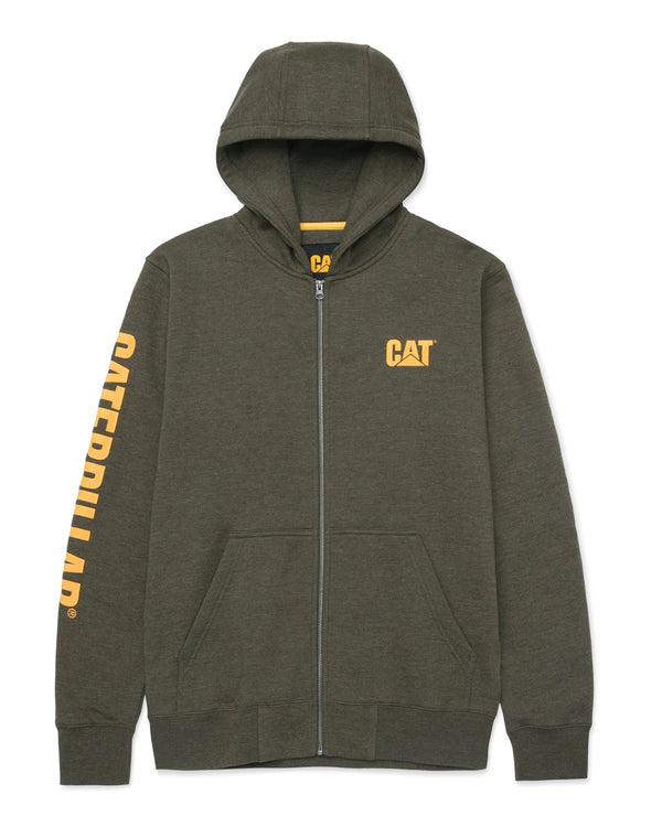 Full Zip Hoodie Banner Sweatshirt