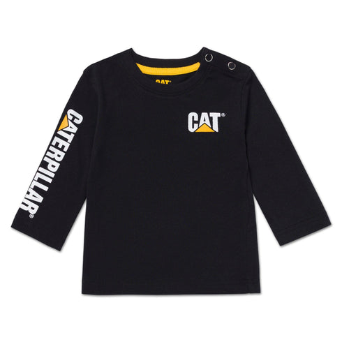 Camiseta de manga larga con estampado de bandera para bebé