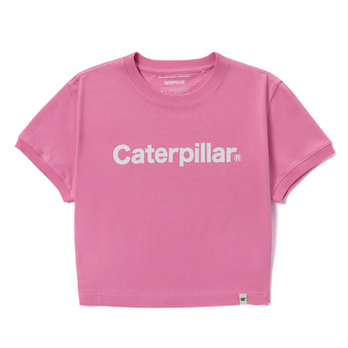 Women's Ringer Crop Graphic Tee