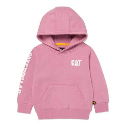 Sudadera con capucha y pancarta de marca registrada para niños