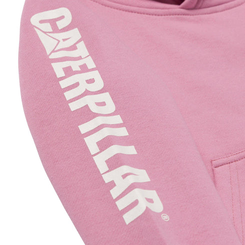 Sudadera con capucha y pancarta de marca registrada para niños