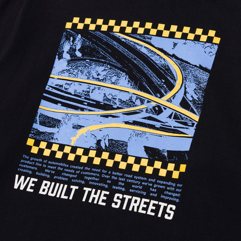 Graphic French Terry Pullover Hoodie