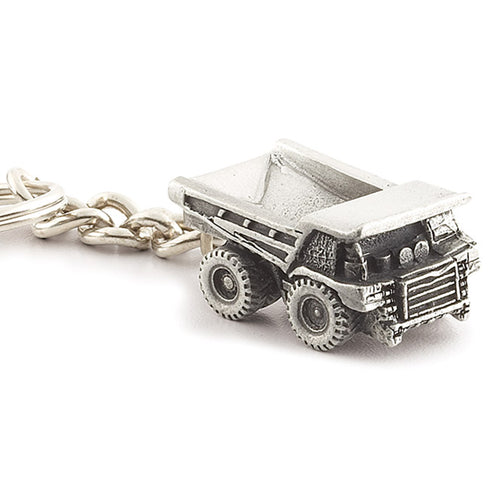 Off-Highway Truck Pewter Key Tag