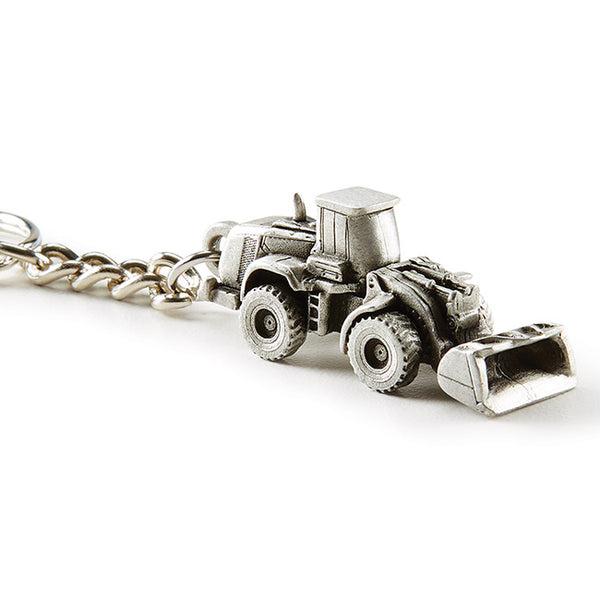 Wheel Loader Pewter Key Tag