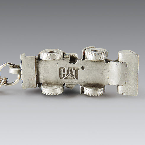 Wheel Loader Pewter Key Tag