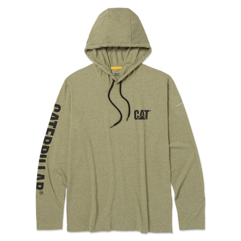 Camiseta de manga larga con capucha y estampado UPF
