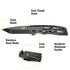 6-1/2 Inch Tanto Folding Knife