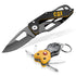 2 Piece Folding Knife and Keychain Set