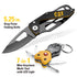 2 Piece Folding Knife and Keychain Set