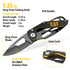 2 Piece Folding Knife and Keychain Set