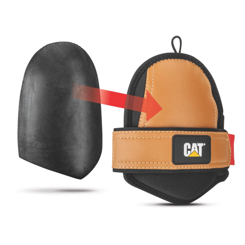 Ultra-Soft Synthetic Leather Knee Pads - Large