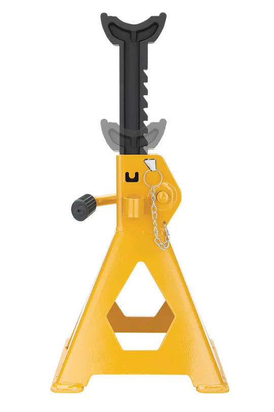 2 Supports De Cric Réalistes 3 Tonnes Pour Modèles Réduits 1/10, 1/8 - échelle, Couleur Jaune