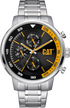 Sail Watch Blk/Ylw Dial Stainless Steel w/Stainless Steel Strap