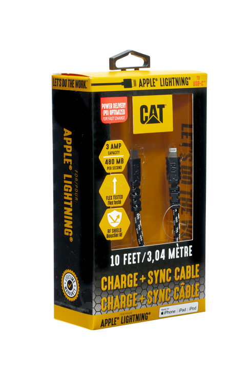 CAT® Certified Lightning® to USB-C Power Delivery