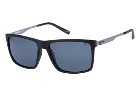 Ultra Thin Sunglasses Matte Black w/Smoke Lens