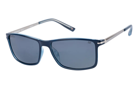 PC Sunglasses Gloss Navy w/Silver Flash Lens