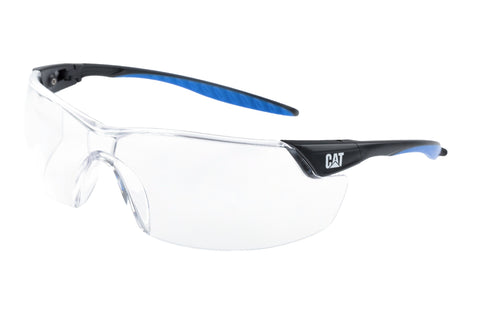 Rebel Safety Glasses Clear Blue Frame