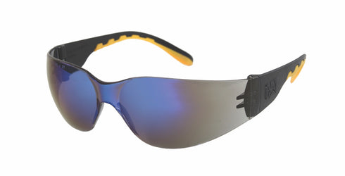Track Safety Glasses Blue Mirror