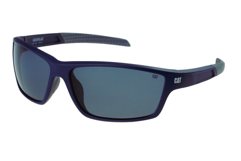Sleek Sport Sunglasses Matte Navy w/Smoke Lens