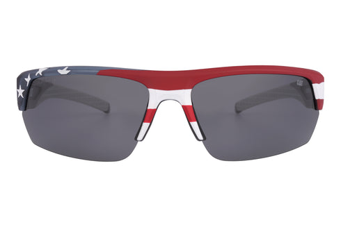 Americana Sunglasses Red Crystal w/Smoke Lens