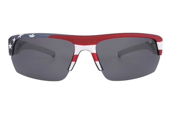 Americana Sunglasses Red Crystal w/Smoke Lens