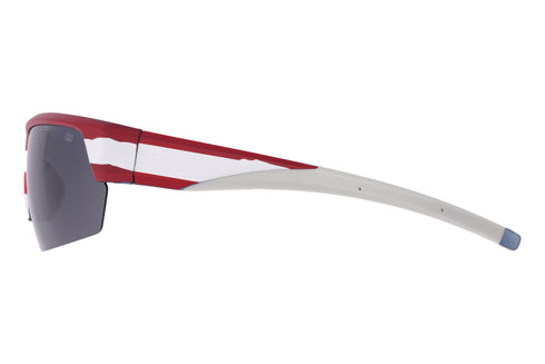 Americana Sunglasses Red Crystal w/Smoke Lens