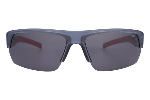 Gafas de sol Americana azul marino/cristal rojo con lentes ahumadas