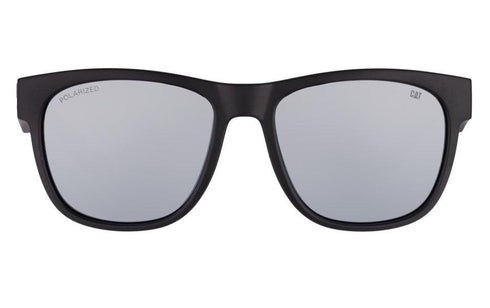 Americana Sunglasses Matte Black w/Silver Flash Lens