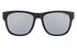 Americana Sunglasses Matte Black w/Silver Flash Lens