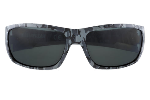 Coffer Sunglasses Matte Camo w/Solid Green Lens