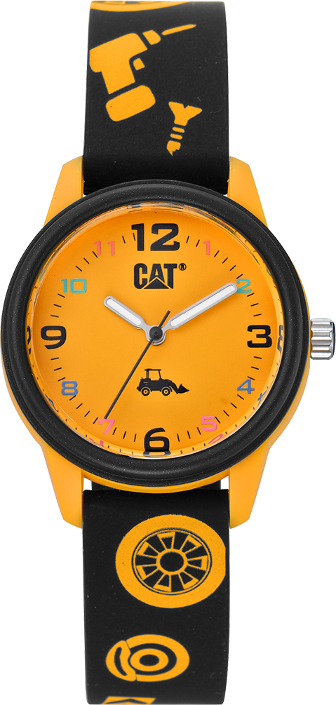 Kid Watch Yellow Dial w/Black Strap