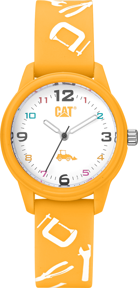 Kid Watch White Dial w/Yellow Strap