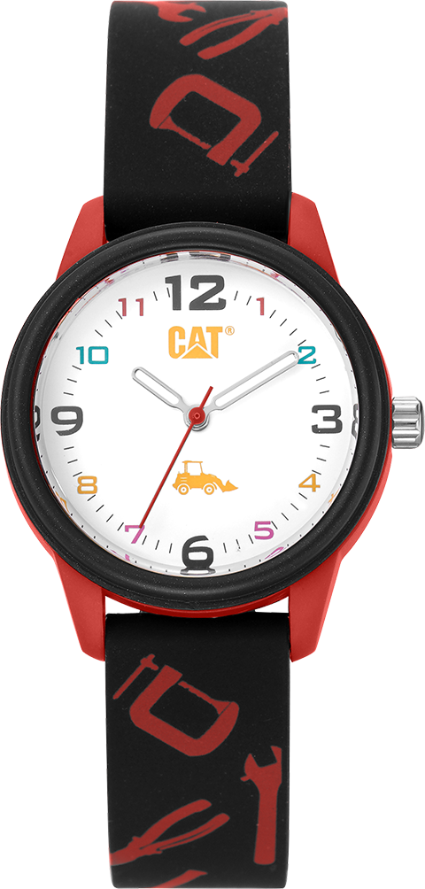 Kid Watch White Dial w/Black Strap