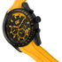 Oceania Multi Watch Black Dial w/Yellow Silicone Strap