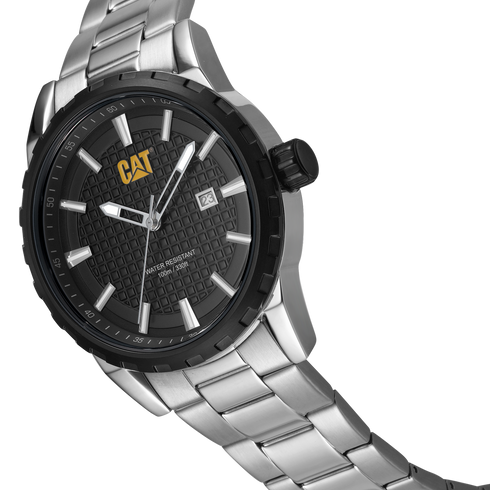 Architect Watch Black Dial w/Stainless Steel Strap