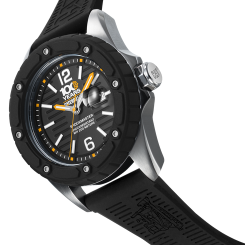 100 Year Quartz Shockmaster Black Dial