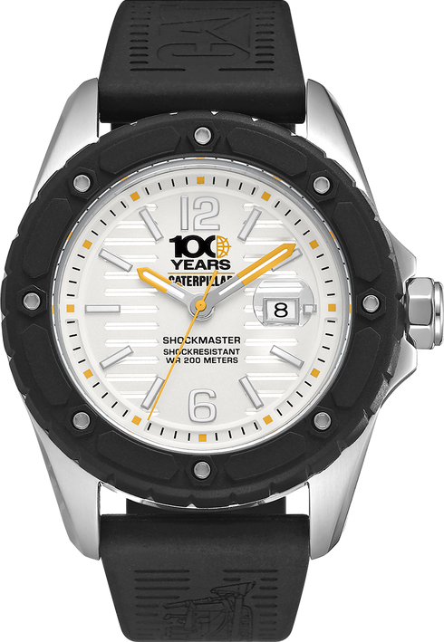 100 Year Quartz Shockmaster Silver Dial