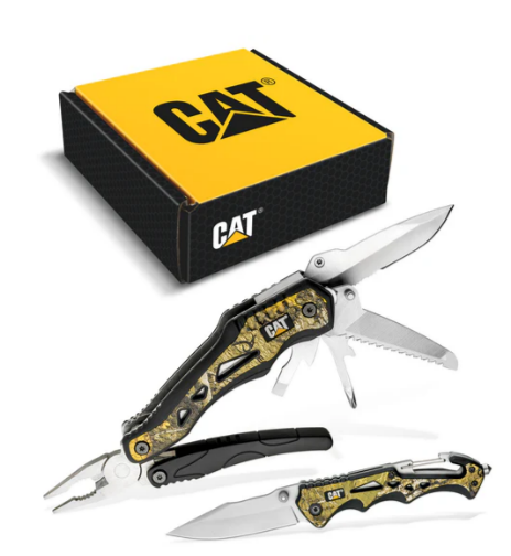 2 Piece Multi-Tool and Knife Gift Box Set with Real Tree Camo