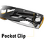 6-1/4" Folding Skeleton Knife with Bottle Opener and Polished Blade